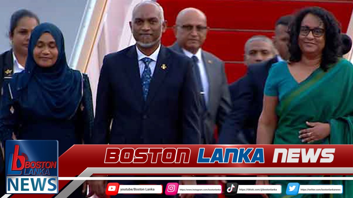 මාලදිවයින් ජනපති දිවයිනට පැමිණෙයි…..