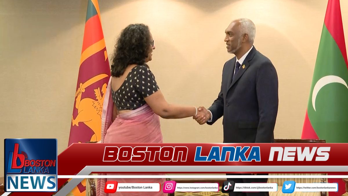 අග්‍රමාත්‍ය හරිනි සහ මාලදිවයින් ජනාධිපති අතර හමුවක්……