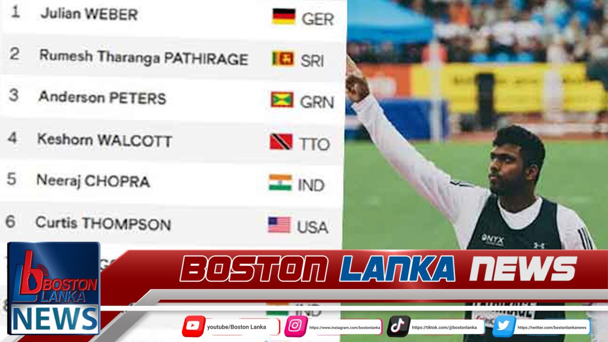 රුමේෂ් ලෝක ශ්‍රේණිගත කිරීම්හි දෙවැනි ස්ථානයට…..