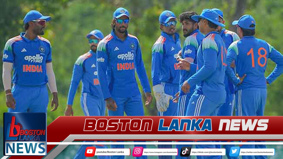 තුන්කොන් සටනේ ජය ඉන්දීය  A කණ්ඩායමට….