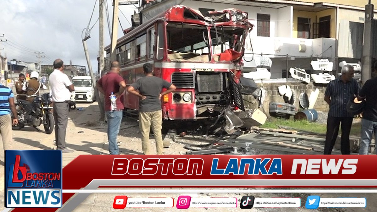 බස් රියදුරුට ඇති වූ හදිසි හෘදයාබාධයෙන් වැල්ලම්පිටියේ බිහිසුණු අනතුරක්……